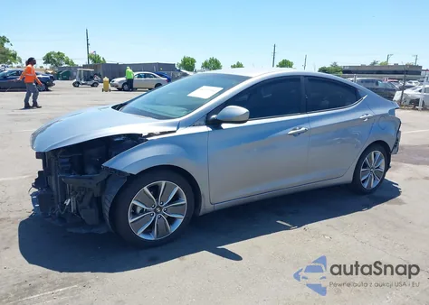 2016 Hyundai Elantra Se из США, поврежденный, VIN 5NPDH4AE1GH679530